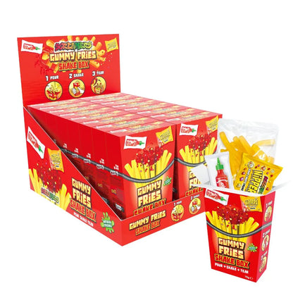 Zed Candy Screamers Gummy Fries Shake Box 12 x 70g