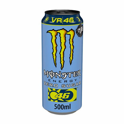 Citrus flavoured carbonated energy drink cans