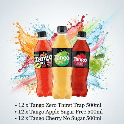 Assorted Tango Cherry Apple and Zero drinks pack