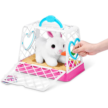 Interactive bunny toy with sounds and movement